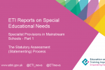 ETI corporate tile - ETI Reports on Special Educational Needs.